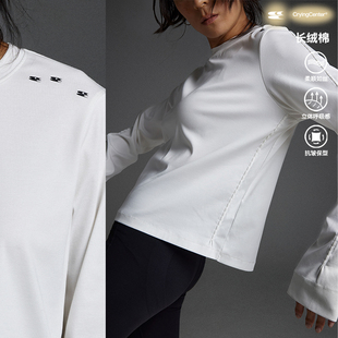 tee CryingCenter 长袖 方块正肩圆领女款 哭喊中心 长绒棉系列