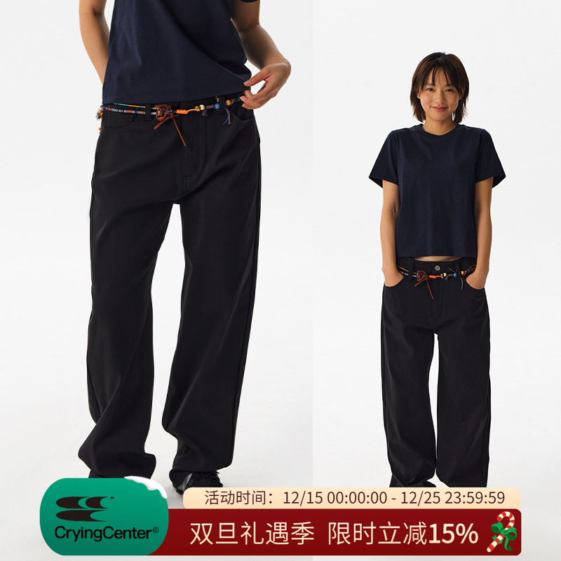 CryingCenter  速干工装直筒短胯神裤中腰运动不束缚 哭喊中心