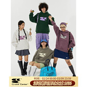 哭喊中心 型加绒加厚新疆棉连帽卫衣 CryingCenter logo印花新版