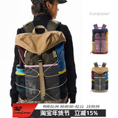 CryingCenter羽毛球网球秋冬美拉德多色拼接运动双肩背包哭喊中心