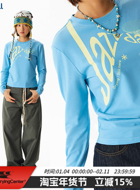 CryingCenter JazzDay软糯长袖 tee女款 哭喊中心