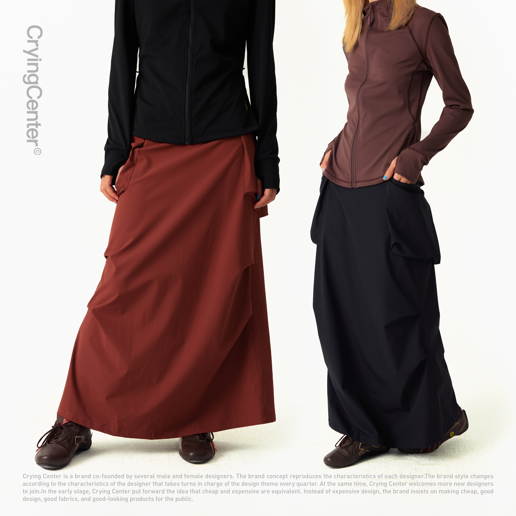 CryingCenter伞兵半身裙