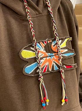 CryingCenter 烟花毛巾绣卫衣 哭喊中心