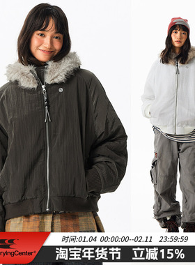 CryingCenter 毛领巴恩风ma1飞行夹克棉服 男女款 哭喊中心