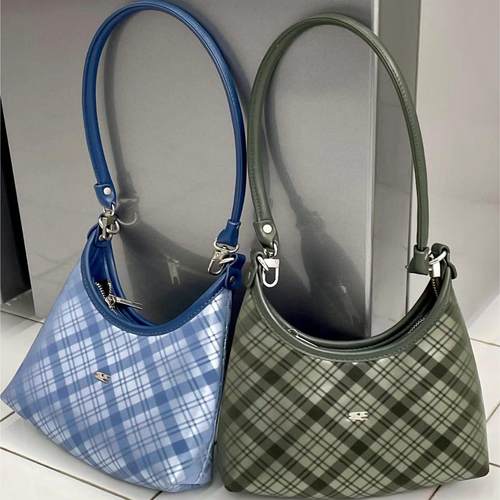 cryingcenter格纹青春流行腋下包