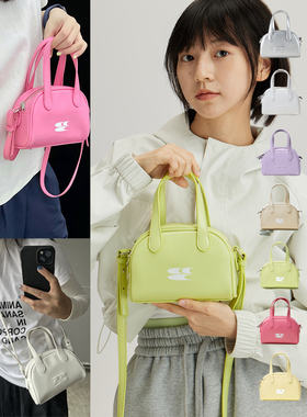 CryingCenter 经典复古迷你奶茶白色波士顿斜挎包单肩包哭喊中心