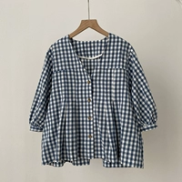 Кукла, летний фонарь, рубашка, футболка, с рукавом, в корейском стиле, рукава фонарики