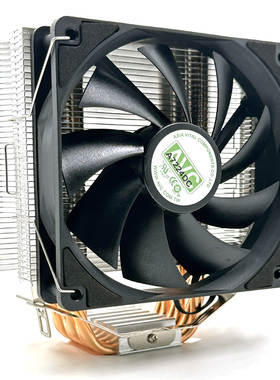 AVC 6铜管12CMCPU散热器1700 AMD1155 2011电脑台式机超静音风扇