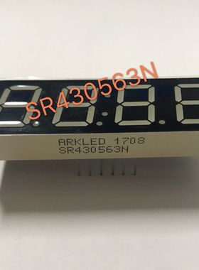 ARK方舟SR430563N红色数码管 0.56英寸四位高亮共阳LED SR430563K