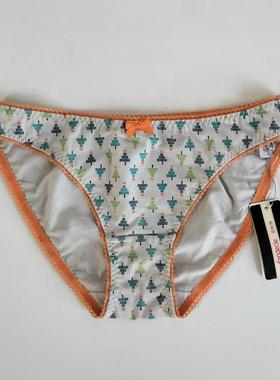芬狄诗内裤女士棉质印花比基尼中低腰三角裤FP9236/F26051/F89911
