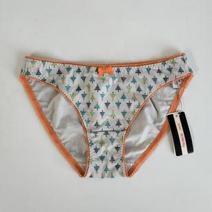芬狄诗内裤女士棉质印花比基尼中低腰三角裤FP9236/F26051/F89911