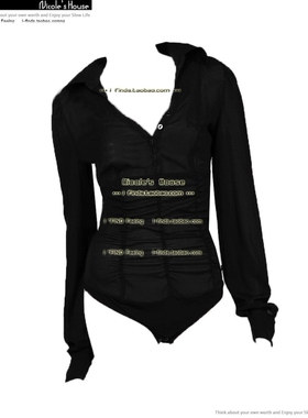 Z品 真丝 MITY 长袖 连身 衬衫