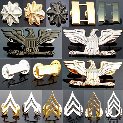 美国尉官领徽金属军衔肩章