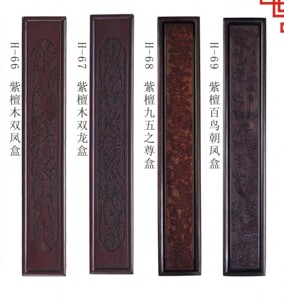 胎毛笔盒子单支装收纳盒宝宝 胎发笔红木收藏盒