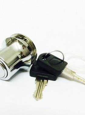 玻璃柜 趟门锁 顶锁 按压锁 能夹6mm玻璃 6231 E45