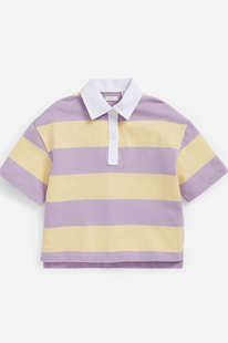 现货英国next正品 女童纯棉短袖 polo衫