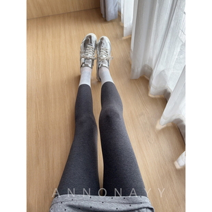 高弹不勒棉质打底瑜伽裤春秋收腹显瘦无尴尬运动外穿九分裤A279