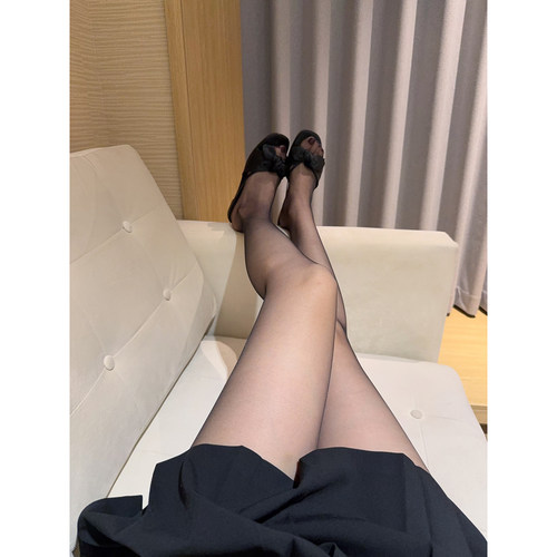 清仓超薄细闪珠光加裆连裤袜