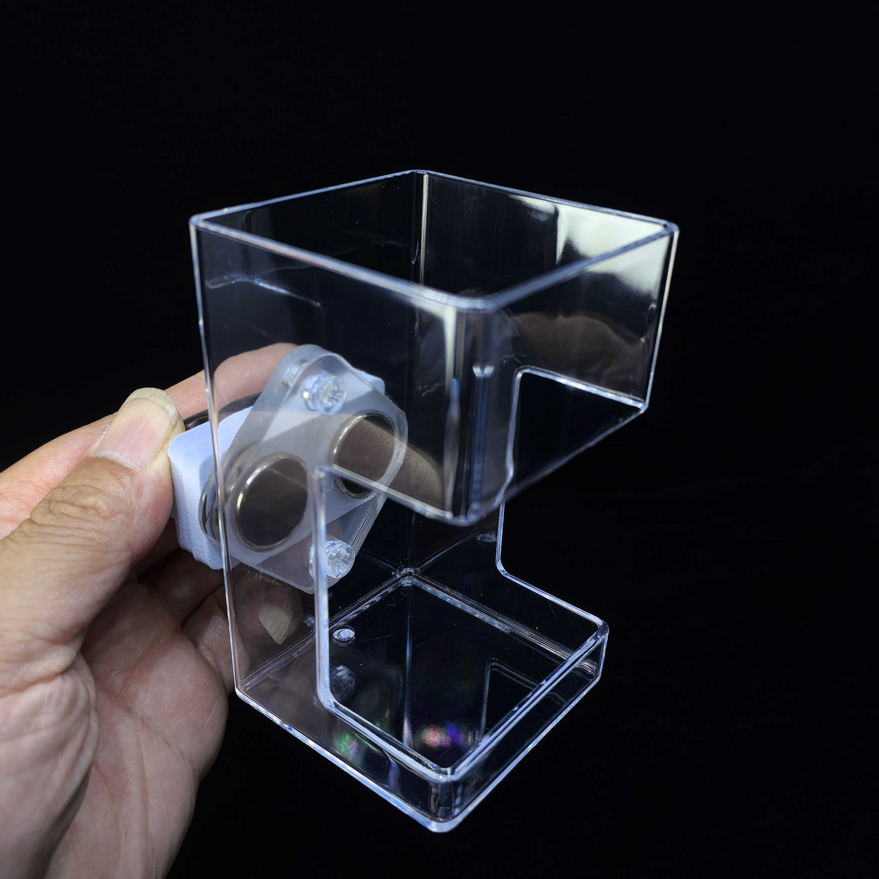 磁吸PS投食圈一体喂食圈防扩散