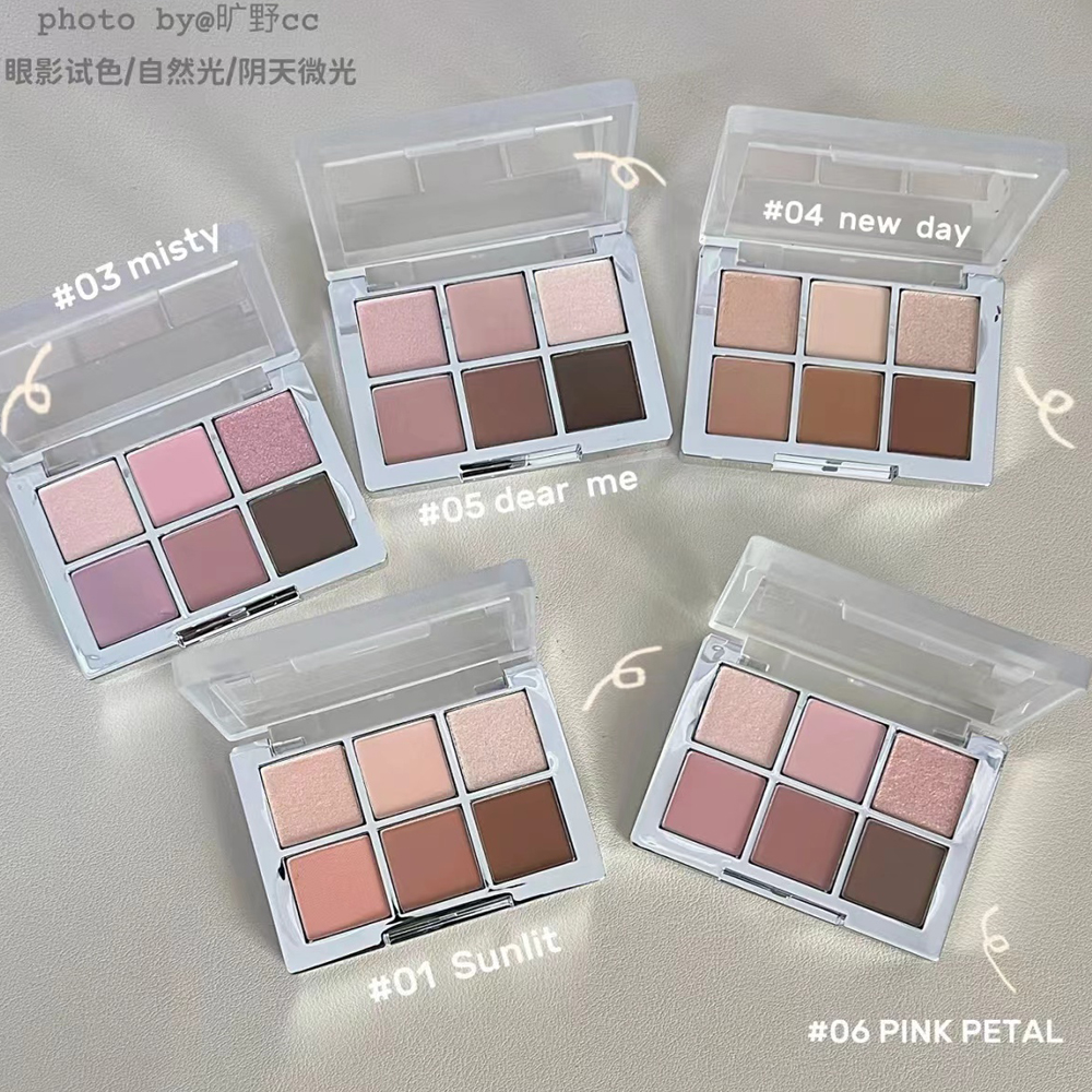 订阅粉丝价！2aN六色眼影盘粉棕