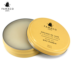 油 油上光防水进口鞋 法国FAMACO貂鼠油防水鞋 蜡无色貂油皮衣油皮鞋