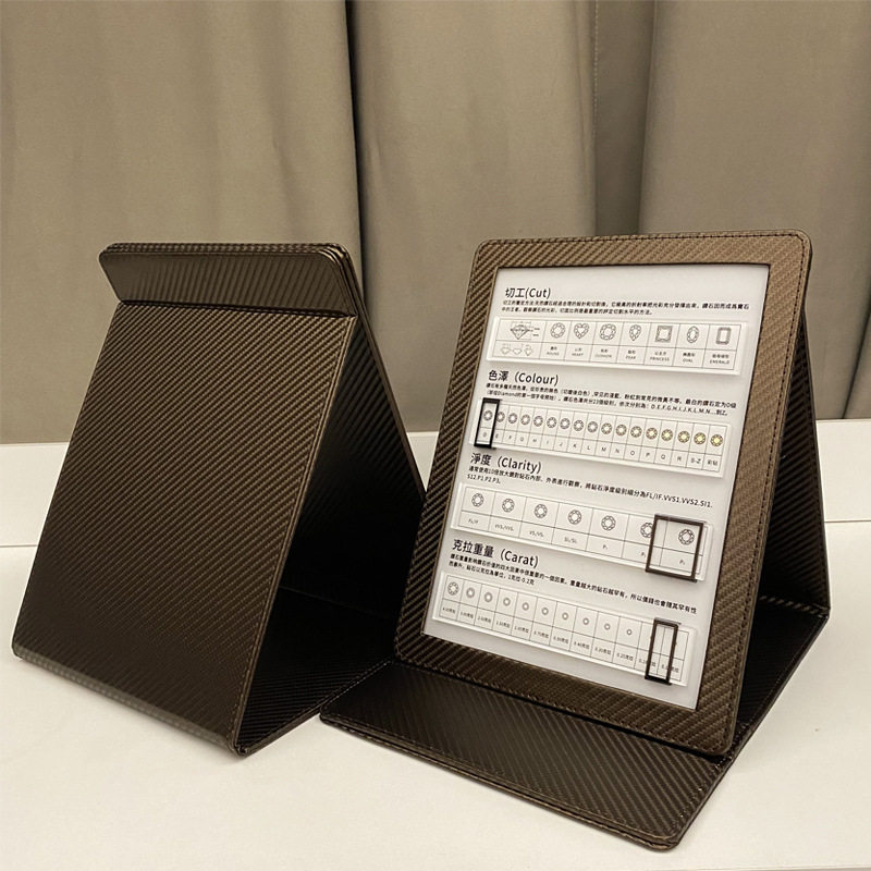 4c牌钻石4C展示牌折叠4C板