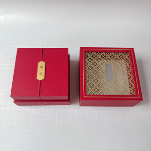 高档古法金珠宝首饰手镯包装盒玉器手串文玩礼品收藏盒子复古定制