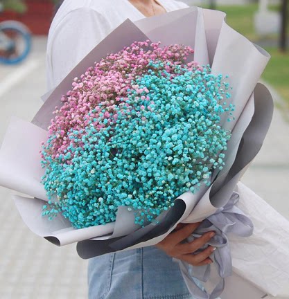 昆明同城送花昆明鲜花速递;满天星花束;昆明鲜花;多款