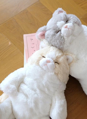 日本sunlemon瞌睡猫毛绒玩偶小猫公仔娃娃生日礼物新年女生玩具