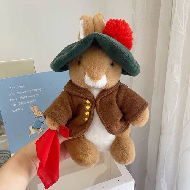 英国Peter Rabbit比得兔本杰明毛绒玩具公仔宝宝玩偶安抚儿童礼物
