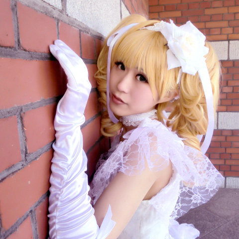 黑执事伊丽莎白cos假发金色双马尾虎夹卷马尾中分头皮cosplay假发