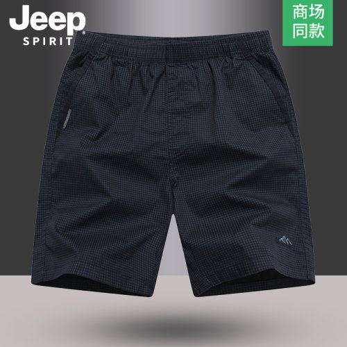 JEEPSPIRIT纯棉五分短裤