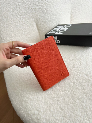 卡包真皮证件包多卡位薄款机票夹简约时尚翻盖卡套护照夹保护套