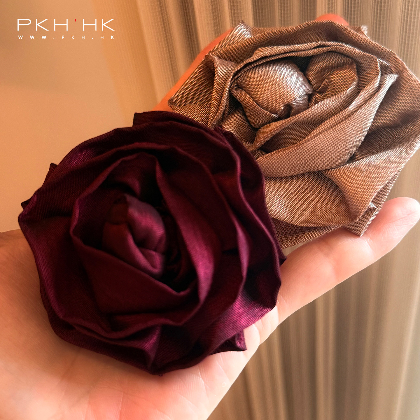 重瓣纯手工玫瑰花胸针配饰多色