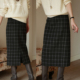 PKH.HK特冬季 气质厚呢半裙 格纹修身 收官 时髦也温暖羊毛混纺经典