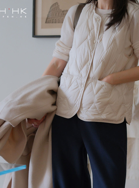 PKH.HK特2025口碑经典返场贯穿冬季显瘦保暖抵寒缝衍羽绒马甲背心