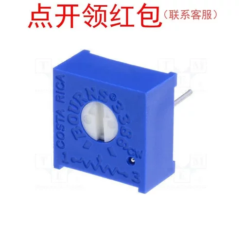 3386P-1-474LF| 470KΩ,0.5W,顶调,Bourns/伯恩斯单圈可调电位器