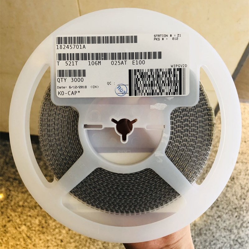 T520D108M2R5ATE006  Kemet极低ESR钽电容 2917 1000uF 20% 2.5V