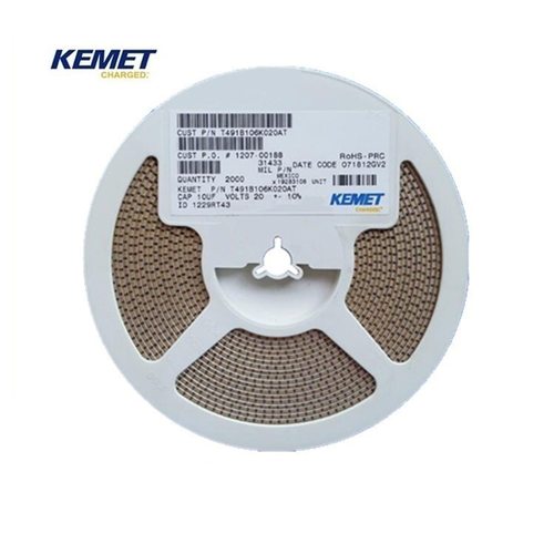 2917 220uF 10% 4V 基美贴片钽电容 V型7343-20 T491V227K004AT