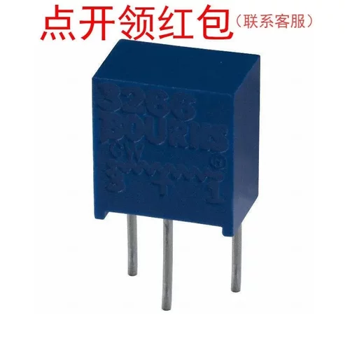 3266Y-1-102RLF| 伯恩斯多转电位器 1KΩ 0.25W 12转顶调可调电