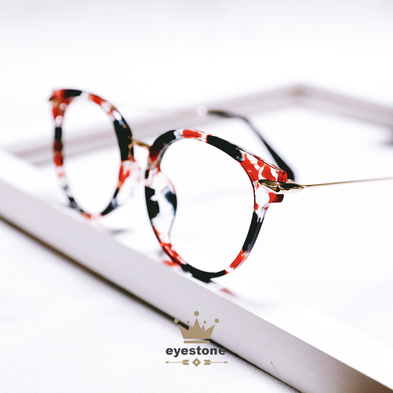 素颜神器装饰圆框适配变色镜片