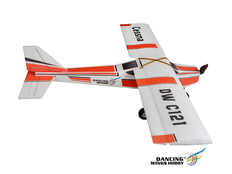 DWHOBBY 전기 원격 제어 폼 글라이더 낙하 방지 EPP CESSNA 모델 항공기 초보자를 위한 고정 날개 훈련 기계