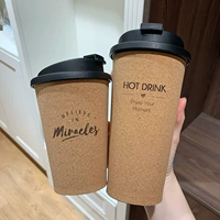 Стиль серии высокопроизводительных изящных теплоизоляционных чашек с мягкой древесной тепловой тепловой