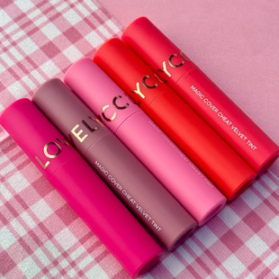 lovelycc糖果唇釉丝绒哑光口红唇彩自然日常百搭易上色素颜显白
