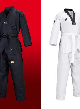 MOOTO跆拳道教练服全黑