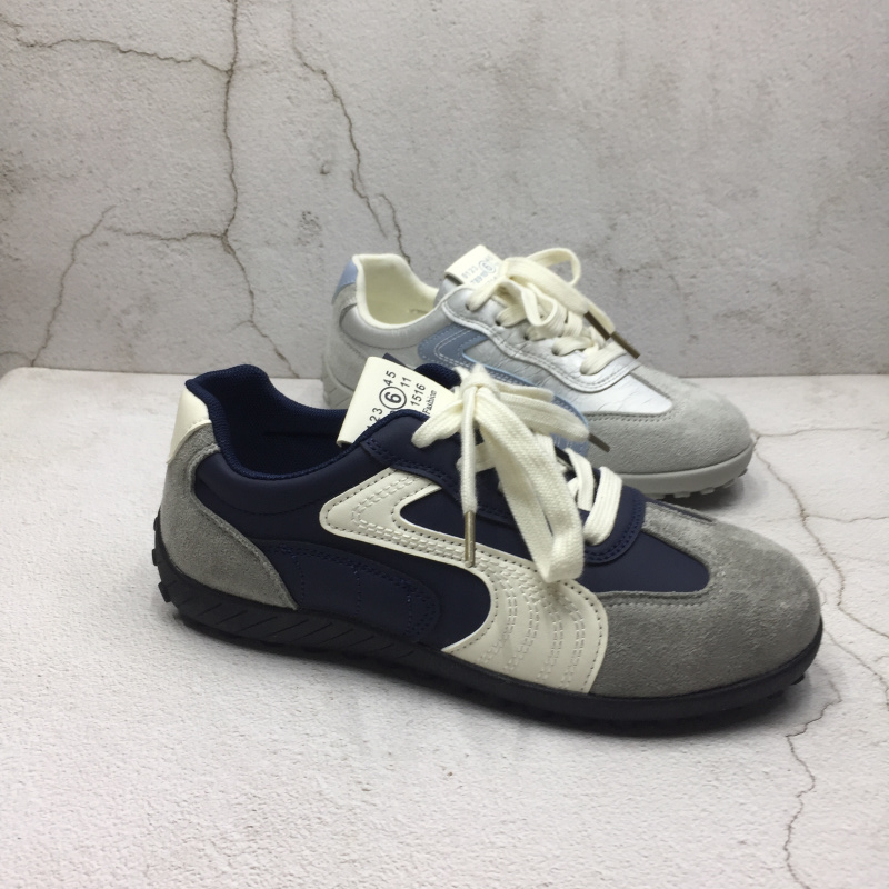 品牌撤柜2025秋季新款断码处理时尚女鞋韩版潮流平底拼色运动鞋女