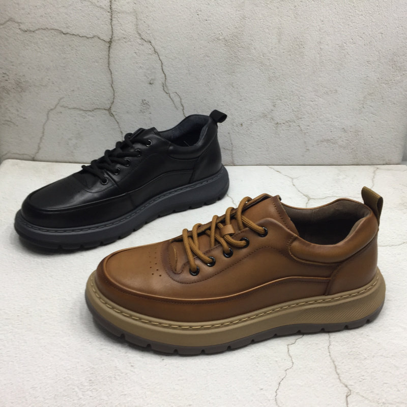 品牌撤柜秋季新款真皮商务休闲牛皮男鞋耐磨平底透气英伦系带皮鞋,流行男鞋,休闲皮鞋,淘宝优惠券,粉丝福利购,淘宝优惠卷