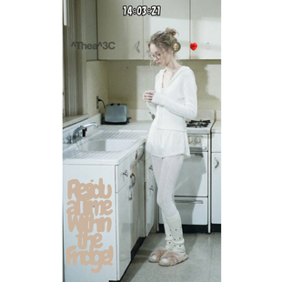 knits Thea 针织帽衫 Cold 拉链帽衫 market 柔软羊驼毛短款