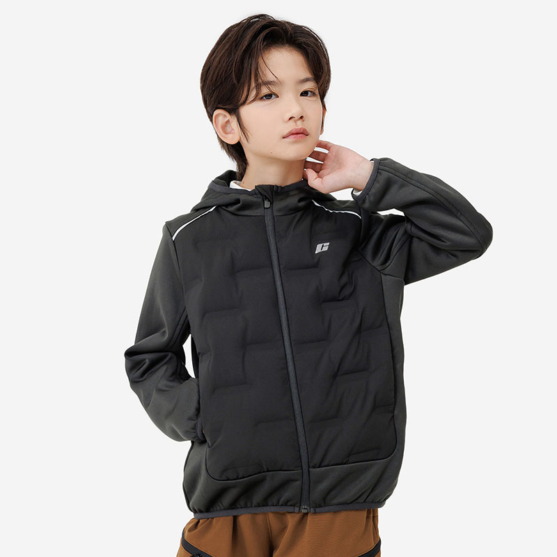 纯一良品男童拼接薄羽绒服青少年
