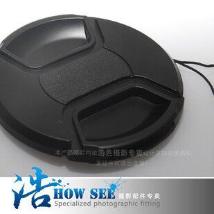 适用 40.5mm微单a6000 NEX-5R 5T 3N 6L 16-50镜头盖 V2 J2带绳